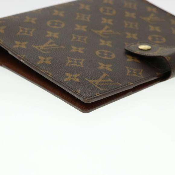 LOUIS VUITTON Monogram Agenda GM Day Planner Cover R20006 LV Auth yk6168B - Picture 9 of 16